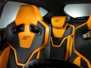 seats, Ford Focus ST 2010, bucket