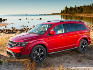 lake, Stones, Journey, forest, Dodge