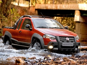 Offroad, passage, Fiat Strada