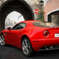 Ahrweiler, Alfa Romeo 8C Kompetizione, Street