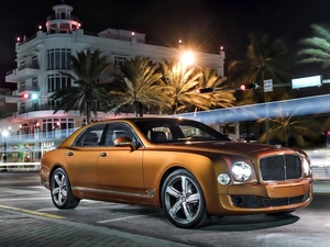 Town, Street, Mulsanne, Automobile, Bentley