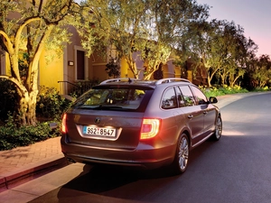 Combi, Back, Skoda Superb