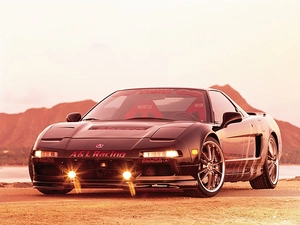 Racing mazda, Decreased, suspension, Acura NSX