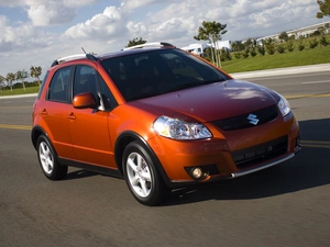 Hatchback, Orange, Suzuki SX4