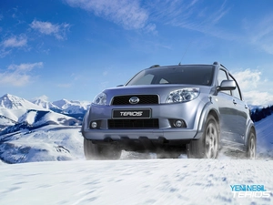 Daihatsu Terios, snow, 4x4, winter