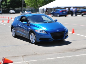 Bollards, Honda CR-Z, test