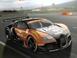 race, GTR, on the rail, Veyron