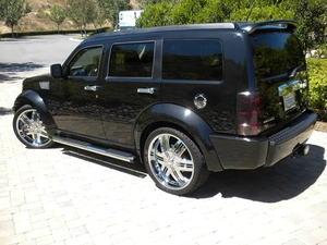 windows, Dodge Nitro, tinted