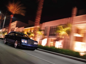 night, Bentley Azure, Town