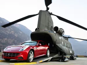 helicopter, Ferrari FF, transport