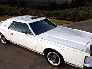 Mark V, Lincoln, trees, viewes, Way, Continental