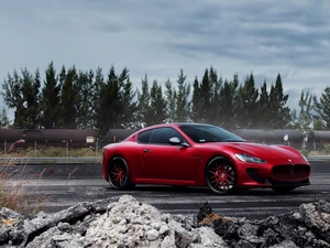 maserati, trees, viewes, Gran Turismo
