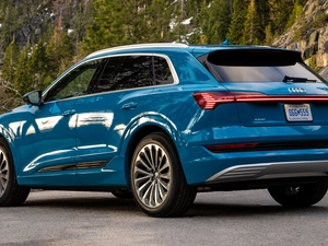 blue, Audi e-Tron