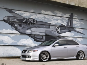 plane, lowered, Acura TSX