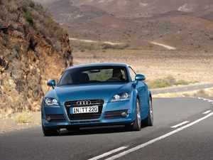 Blue paint, Audi TT