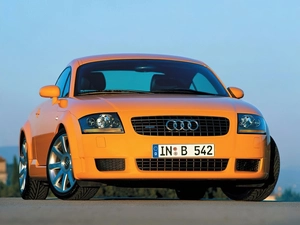 Front, Orange, Audi TT