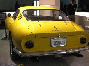 Back, tubing, exhaust, Ferrari 275