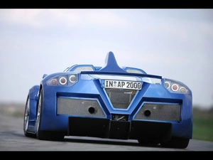 Back, tubing, exhaust, Gumpert Apollo