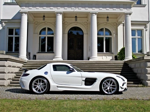 SGA Aerodynamics, White, TUNING, SLS63 AMG, Mercedes