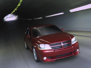 light, Dodge Avenger, tunnel