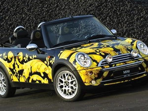 painting, Mini Cabrio, Unique