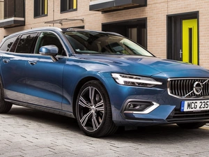 2018, Blue, Volvo V60
