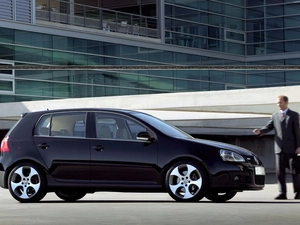 Black, Volkswagen Golf 5, @