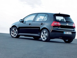 Black, Volkswagen Golf 5, GTI