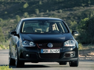Black, Volkswagen Golf 5, GTI