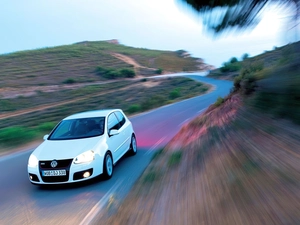 White, Volkswagen Golf 5, GTI