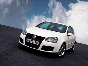 White, Volkswagen Golf 5, GTI