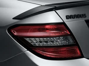 Mercedes W204, Back, Brabus, Lamp