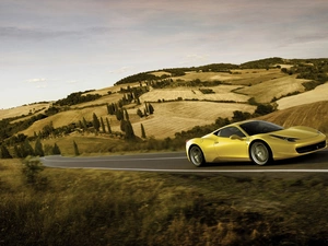 Way, Yellow, Ferrari