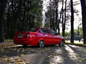 autumn, red hot, Way, Leaf, Park, Lada