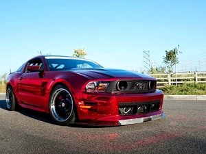 Way, Red, Mustang