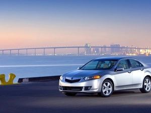 bridge, Acura TSX, wharf