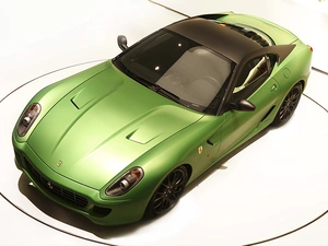 green ones, Black, wheel, Ferrari 599