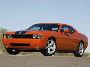 asphalt, Dodge Challenger, wheel