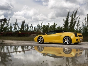 wheels, Yellow, Lamborghini