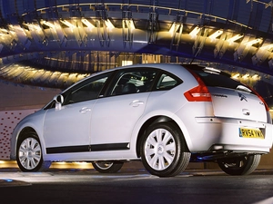 Citroen C4, Automobile, White