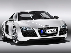 Mask, Audi R8, White