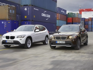 Two cars, BMW X1
