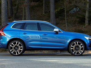 2017, Blue, Volvo XC60