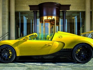 16.4 Grand Sport, House, Bugatti, Veyron, Yellow