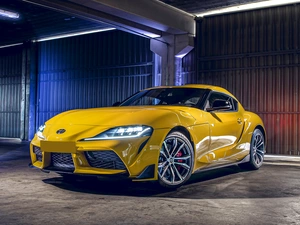 2020, Yellow Honda, Toyota Supra