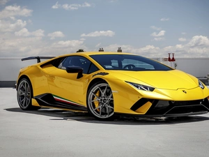 Yellow, Lamborghini Huracan