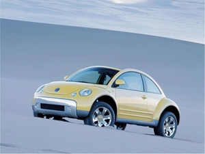 jeep, New Beetle, Yellow